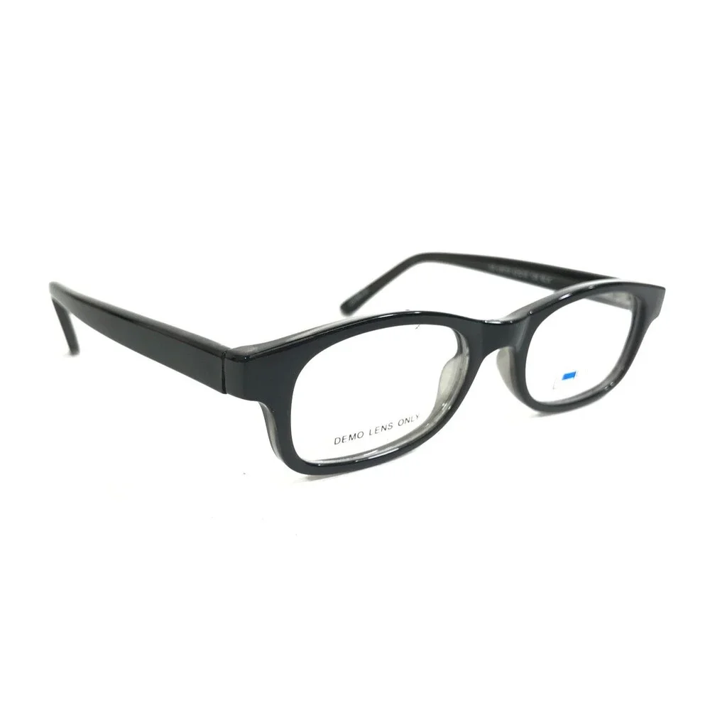 Lantis Optical Eyeglasses Frames CS L8018 BLK Black Rectangle Full Rim 42-16-128
